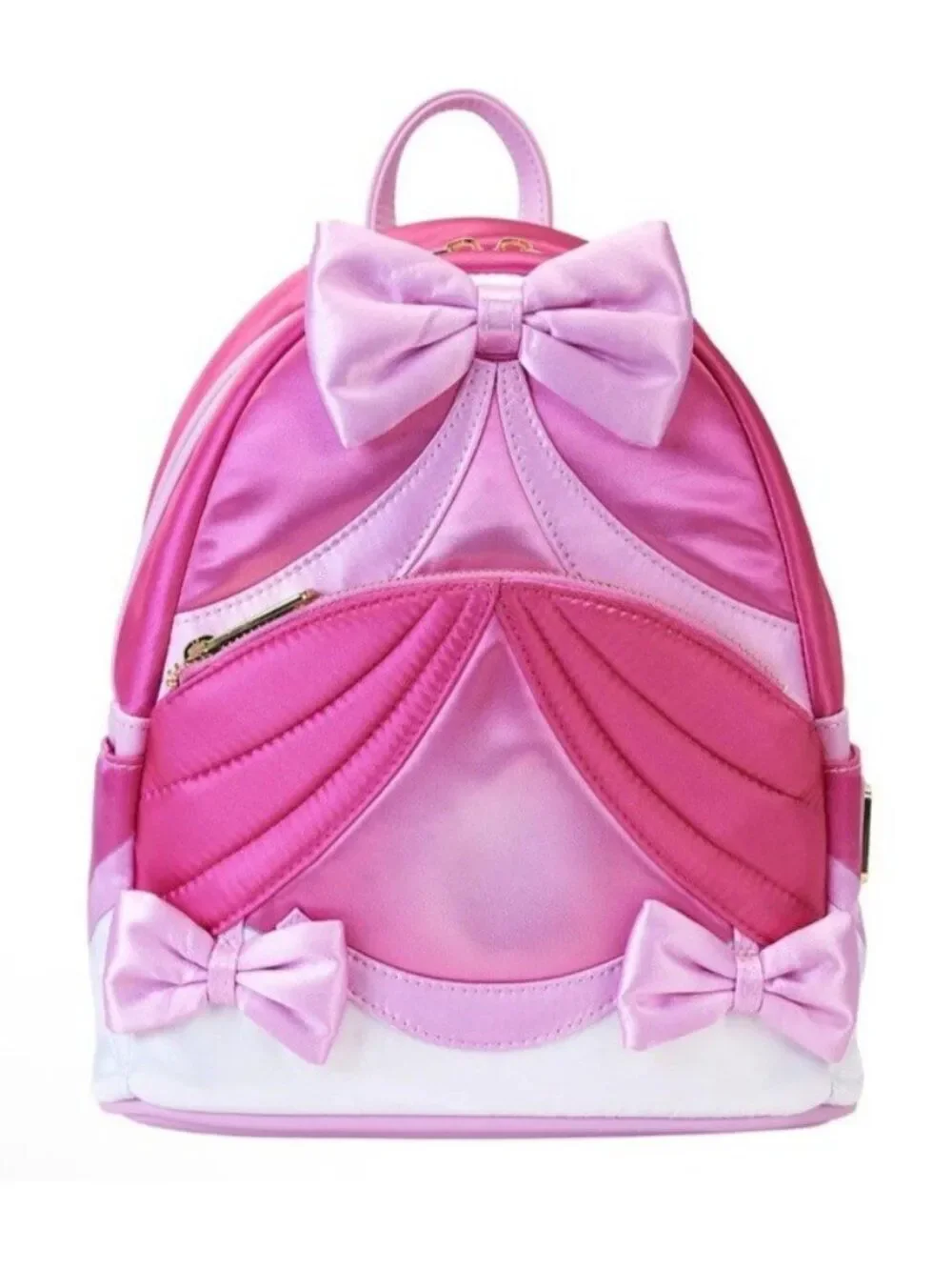 Loungefly Disney Cinderella 75th Anniversary Pink Bow Dress Mini Backpack NWT